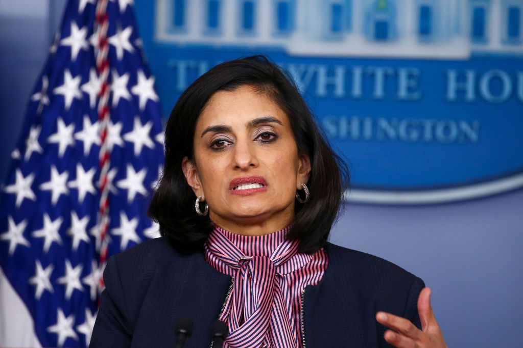 Seema Verma, administrator of the Centers for Medicare and Medicaid Services