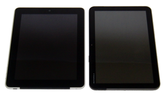 iPad (left) & Xoom (Right)