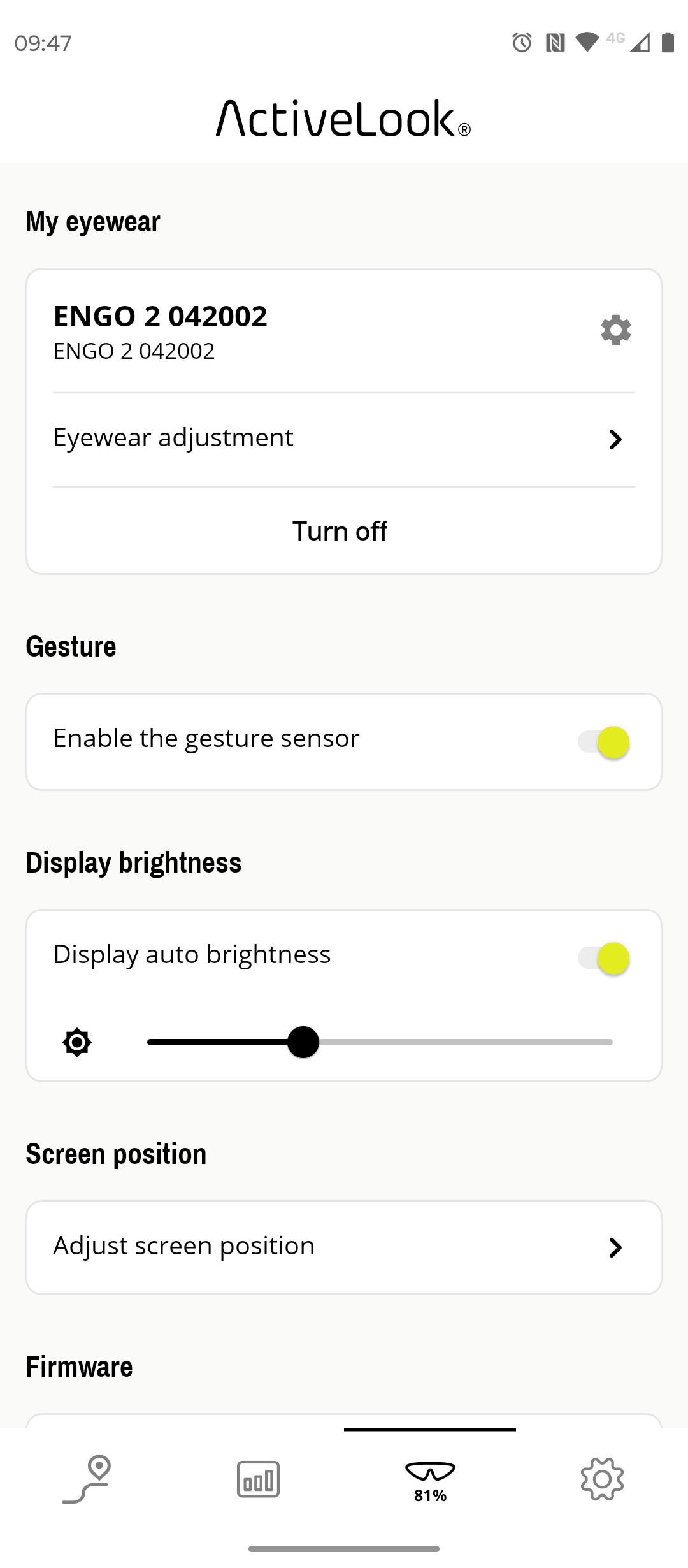 Engo 2 Head-up display glasses
