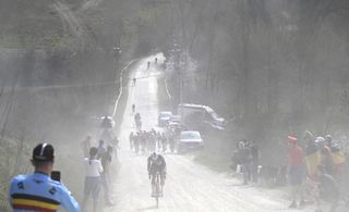 SIENA ITALY MARCH 08 Femke Gerritse of Netherlands and Team SD Worx Protime attacks during the 11st Strade Bianche 2025 Womens Elite a 136km one day race from Siena to Siena 320m UCIWWT on March 08 2025 in Siena Italy Photo by Ivan Benedetto PoolGetty Images