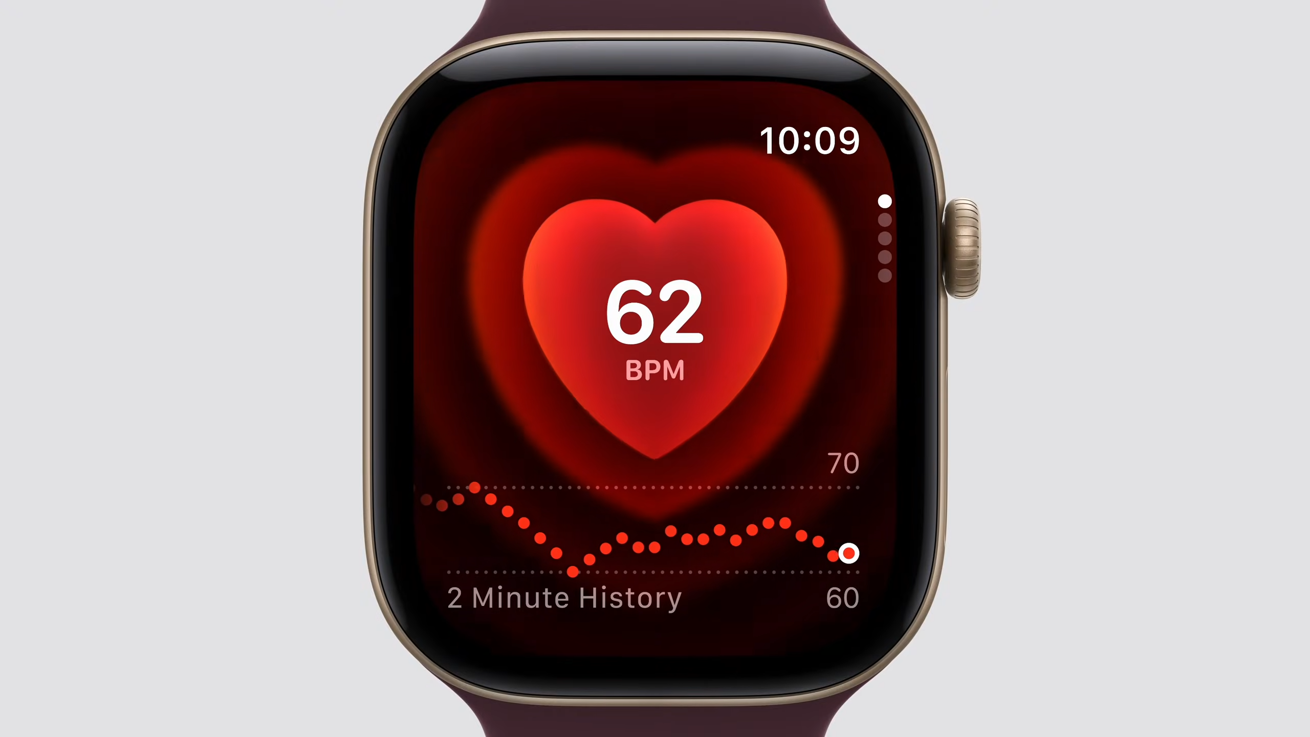 Updated Heartrate app on Apple Watch 12