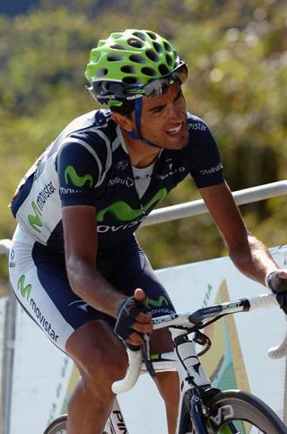 Benat Intxausti helped his Movistar captain Alejandro Valverde in the stage 17 finale crossed the finish line in 7th place.