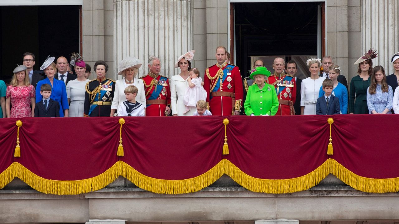 Strictly&#039;s royal contestant: members of The Royal Family on the Buckingham Palace balcony