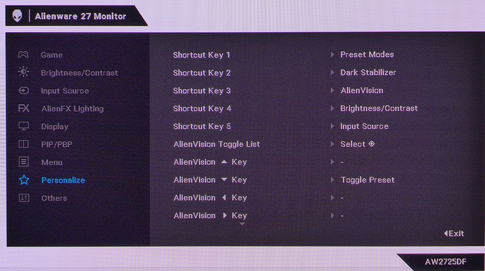 Alienware AW2725DF