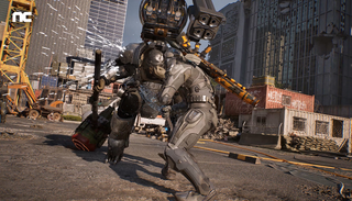 A promotional in-game screenshot of Cinder City by NC/Big Fire Games