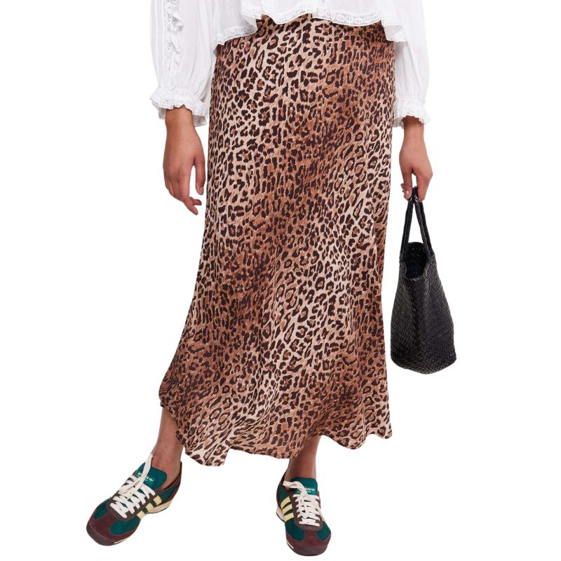 Sukně Rixo Leopard Midi