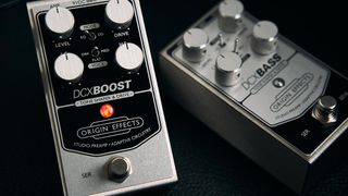 Origin Effects draw inspiration from the vintage UA 610 console for the DCX Boost DCS Drive pedals