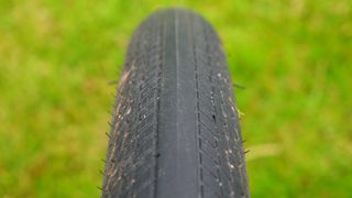Michelin Power Adventure Gravel tire tread profile detail
