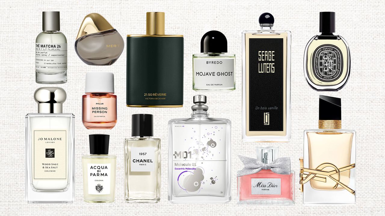 Best perfumes, including Diptyque Orphéon, Jo Malone London Wood Sage &amp; Sea Salt, Victoria Beckham 21:50 Reverie, Serge Lutens, Chanel 1957 and Merit Retrospect