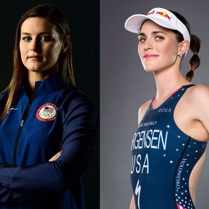 US Female Olympians - Alise Post & Gwen Jorgensen