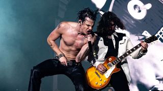 Yungblud performs onstage during a concert at Utilita Arena Birmingham on April 23, 2026 in Birmingham, England