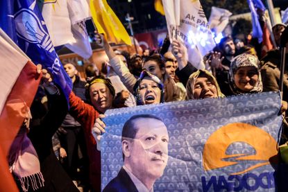 Turkey's ruling AKP party wins back a majority of parliament