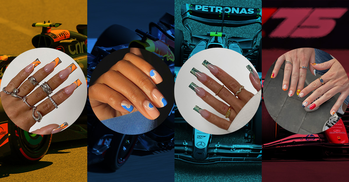 20 Formula 1-Inspired Nail Ideas I’m Texting to My Nail Tech