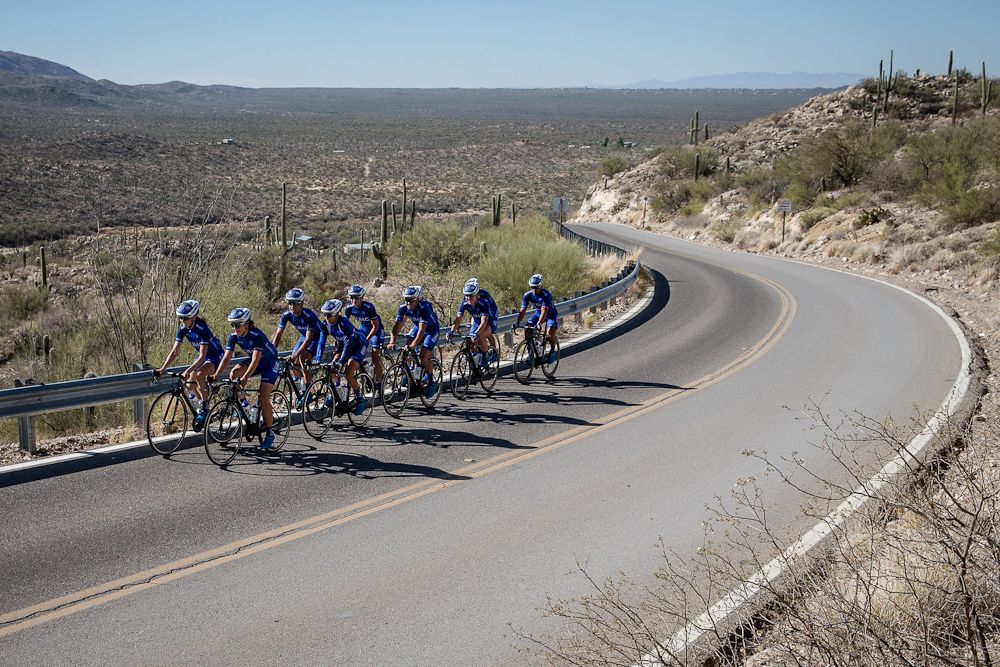The long and winding road near the bottom of Mt. Lemmon