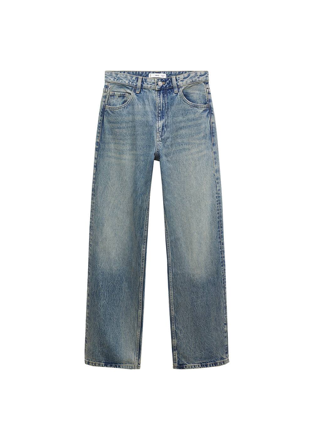 Mid-Rise Straight Jeans -  Women