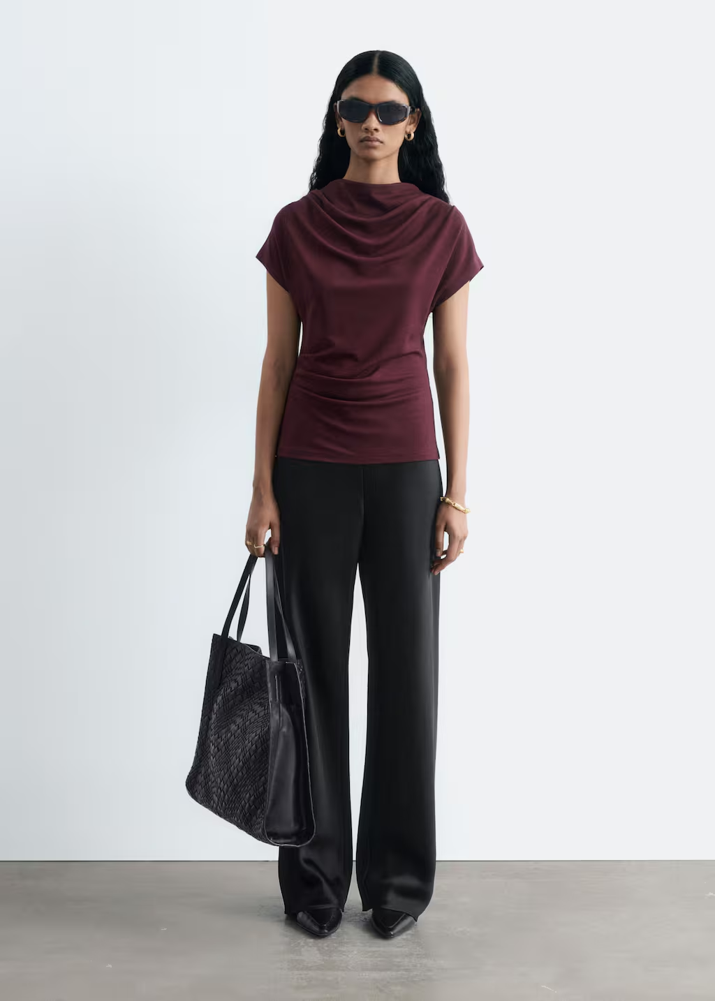 &amp;amp; Other Stories, Drawstring Satin Trousers