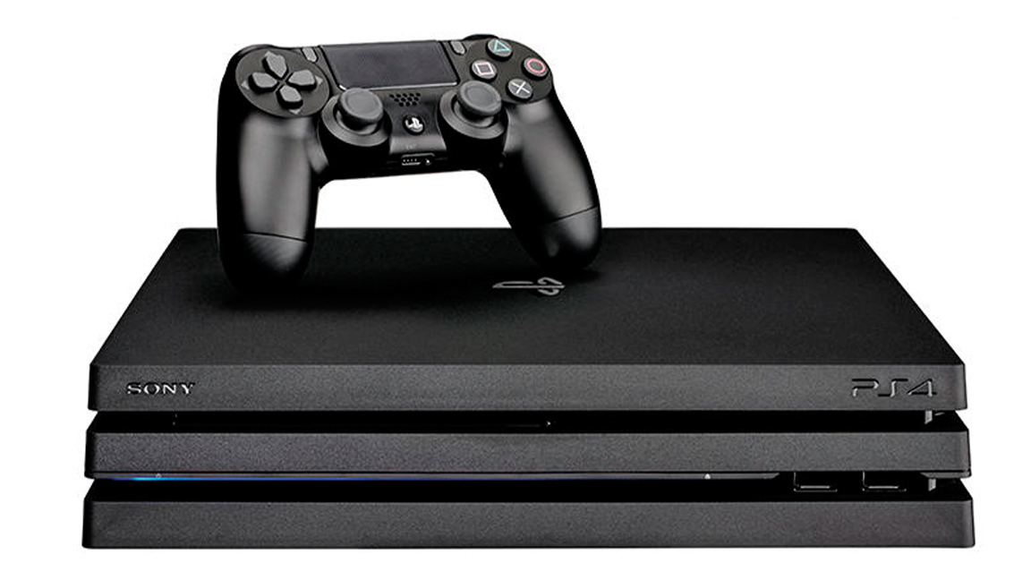 Best games console; a black PS4 Pro console and controller
