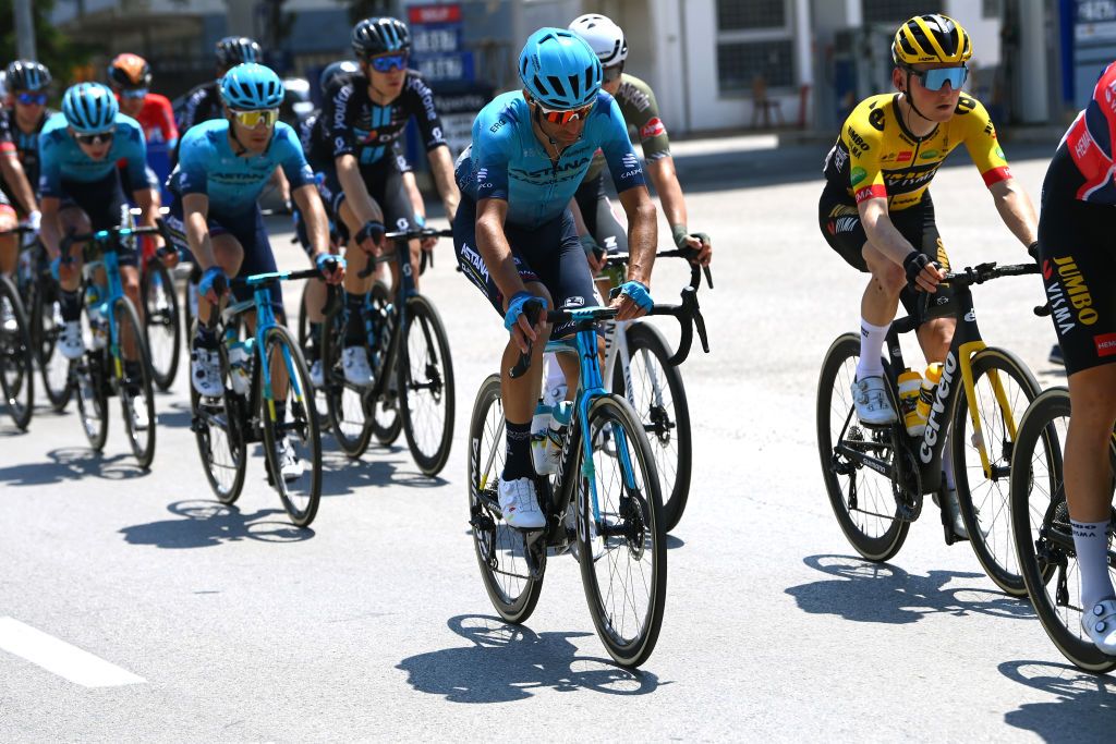JESI ITALY MAY 17 Vincenzo Nibali of Italy and Team Astana Qazaqstan competes during the 105th Giro dItalia 2022 Stage 10 a 196km stage from Pescara to Jesi 95m Giro WorldTour on May 17 2022 in Jesi Italy Photo by Tim de WaeleGetty Images