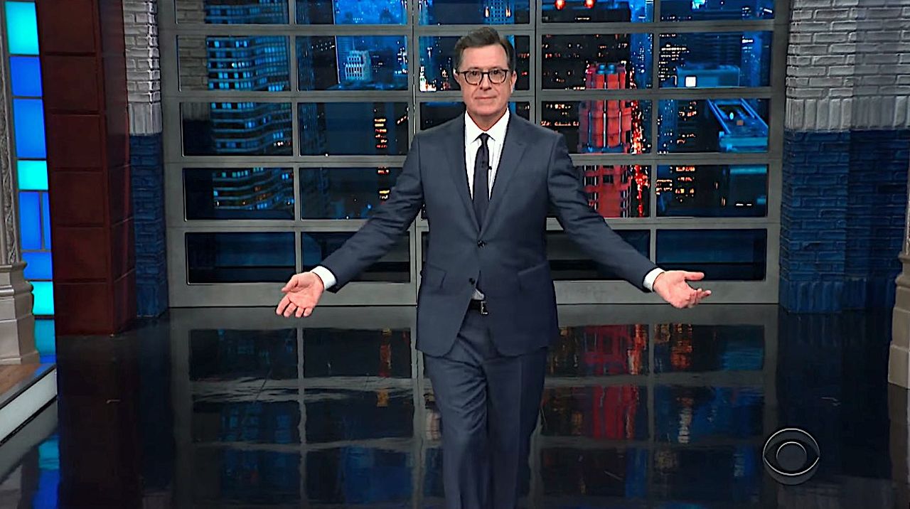 Stephen Colbert dances for Trump&amp;#039;s impeachment