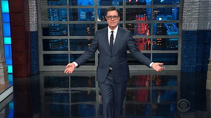 Stephen Colbert dances for Trump's impeachment