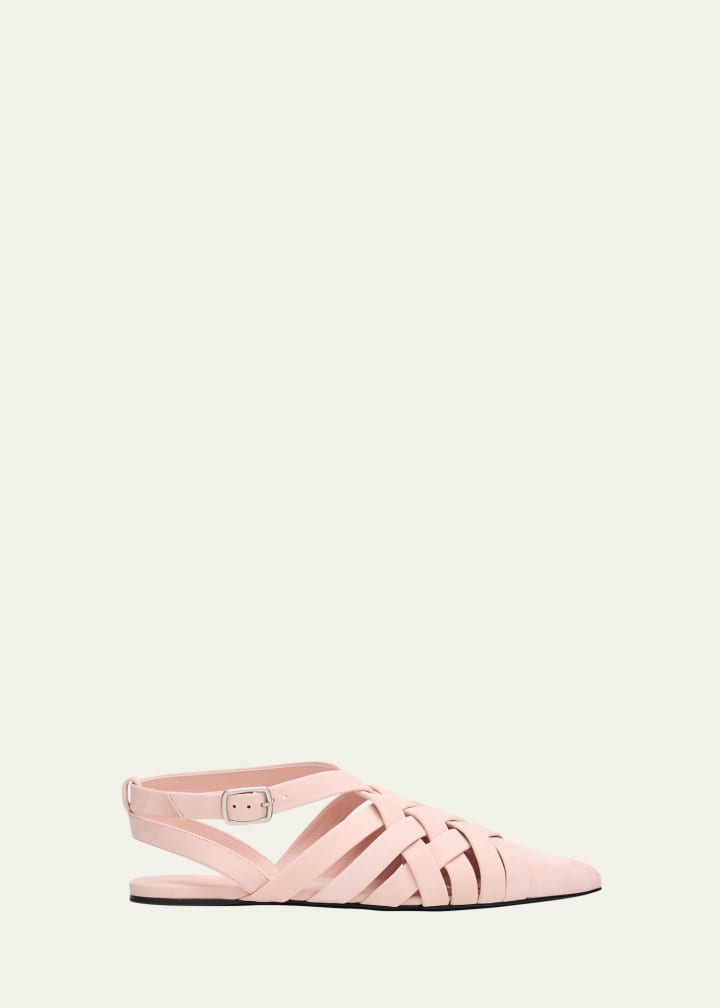 Silene Woven Suede Sandals