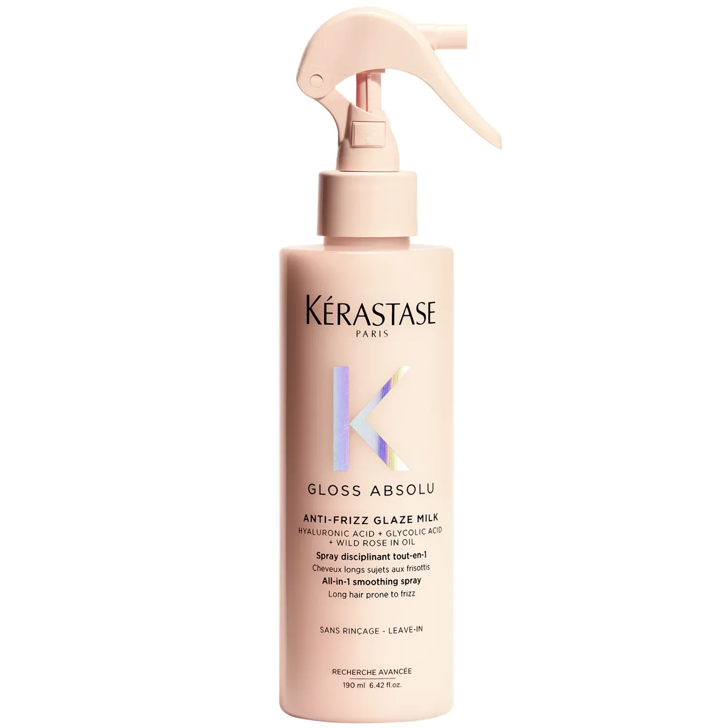 K&eacute;rastase Gloss Absolu Hair Treatment Spray for All Hair Types With Glycolic Acid, Hyaluronic Acid &amp; Wild Rose 190ml
