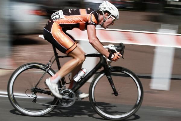 The pace was blistering but Mike Chauner (Pure Energy Cycling-ProAirHFA) more than kept it.