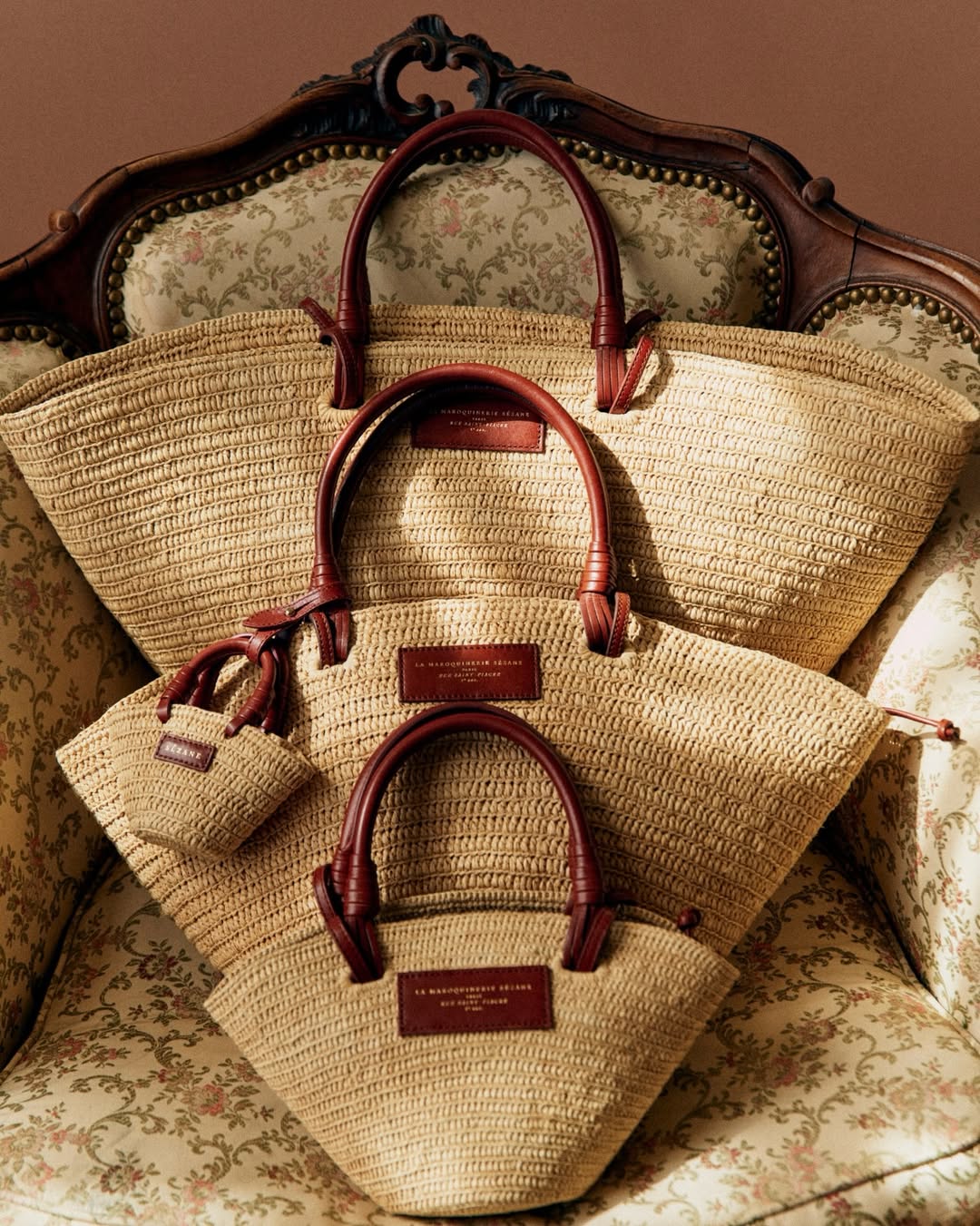Se&amp;#769;zane classic basket bag in 4 sizes
