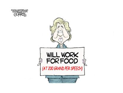 Political cartoon Hillary Clinton