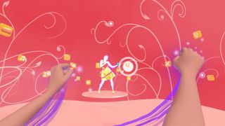 Dancing in Just Dance VR on a Meta Quest 3