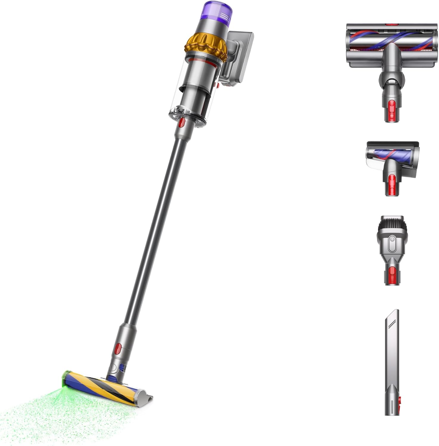 Dyson V15 Detect Cordless Vacuum Cleaner, Yellow/nickel