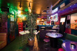The New Sazae disco, one of the oldest queer establishments, in Shinjuku Nichome, Tokyo’s LGBTQ neighbourhood (featured in Queer Spaces book by Adam Nathaniel Furman and Joshua Mardell)