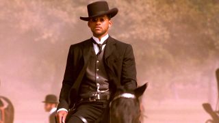 Will Smith dressed in cowboy attire in Wild, Wild West