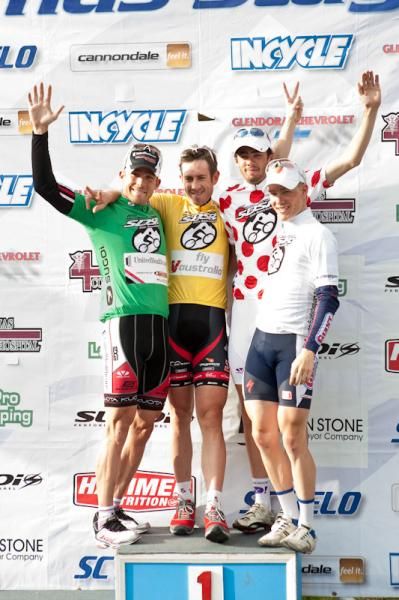Final jerseys of the 2010 San Dimas Stage Race.