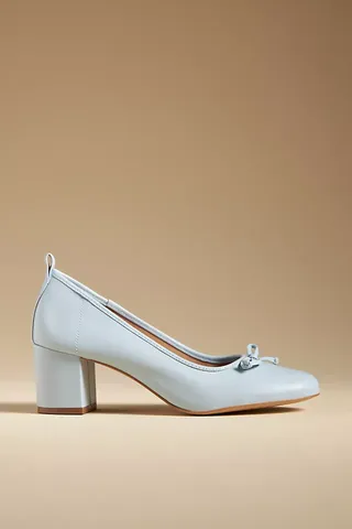 Maeve Heeled Ballet Pumps