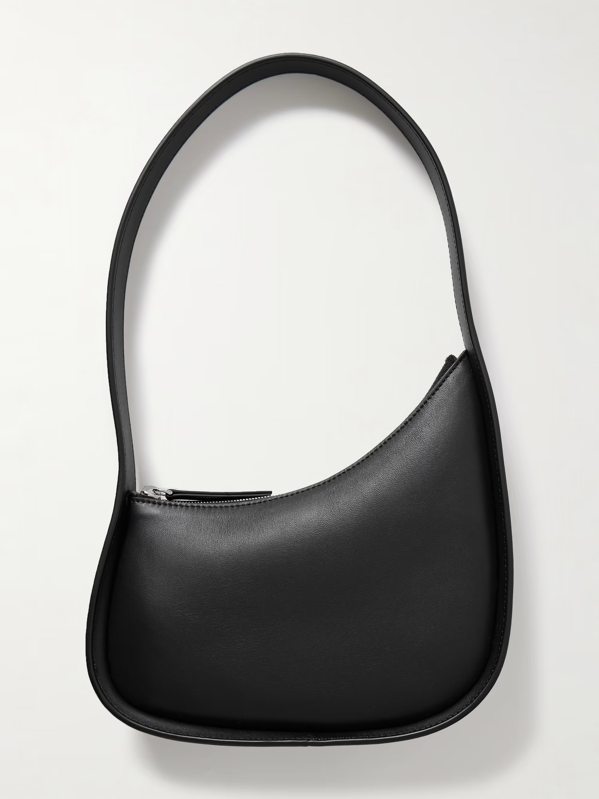 The Row, Half Moon Leather Shoulder Bag