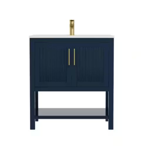 Home Depot, Navy Blue Bath Vanity