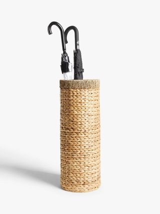John Lewis & Partners Country Water Hyacinth Umbrella Stand