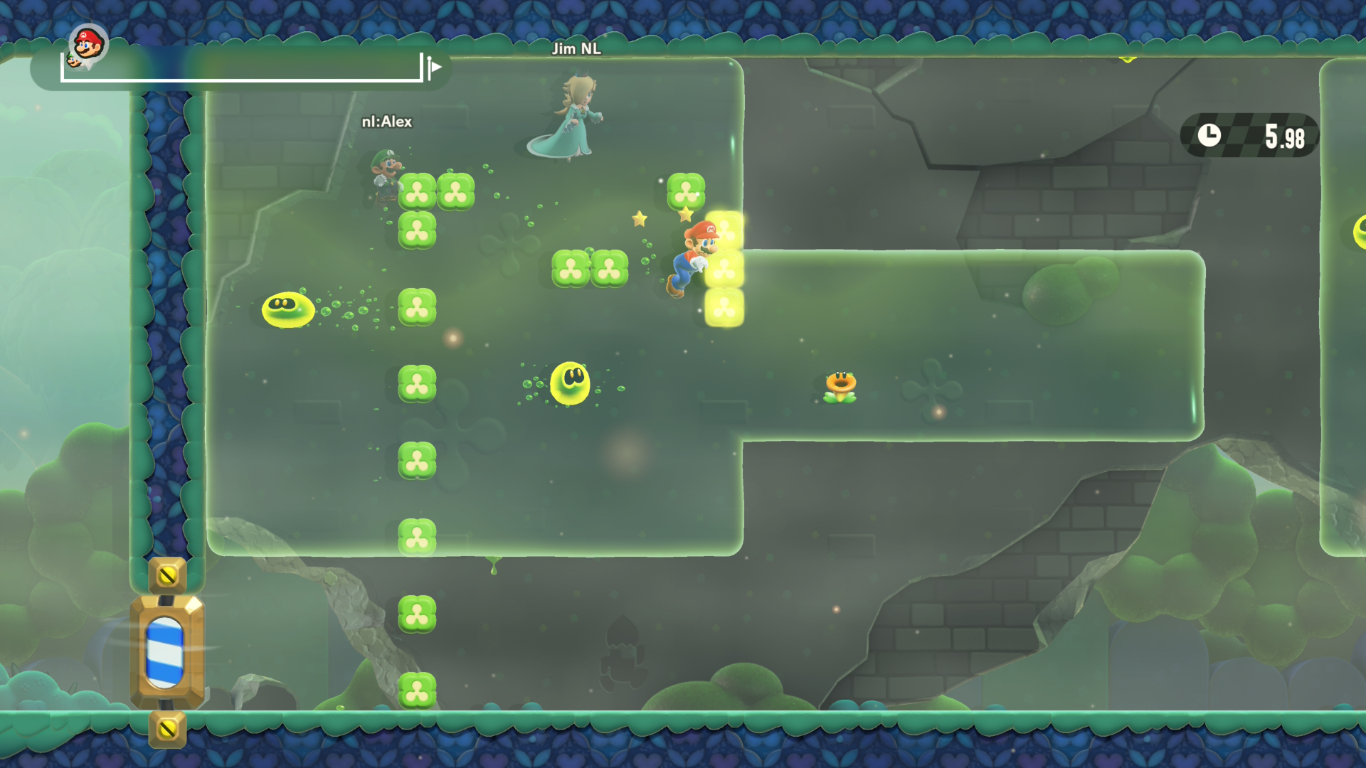 Online multiplayer race in Super Mario Bros. Wonder &amp;ndash; Nintendo Switch 2 Edition + Meetup in Bellabel Park