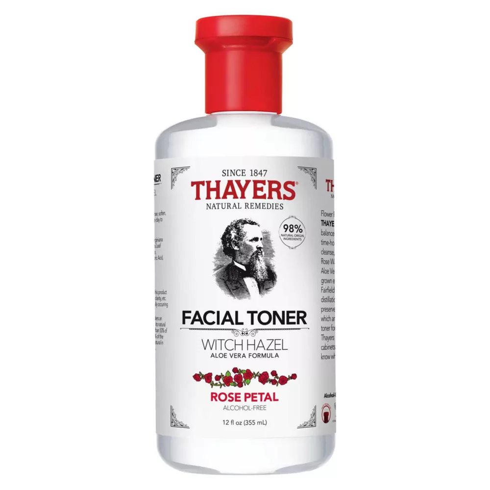 Thayers Hydrating Alcohol-Free Facial Toners - Aloe Vera, Witch Hazel &amp;amp; Rose Petal - 355ml
