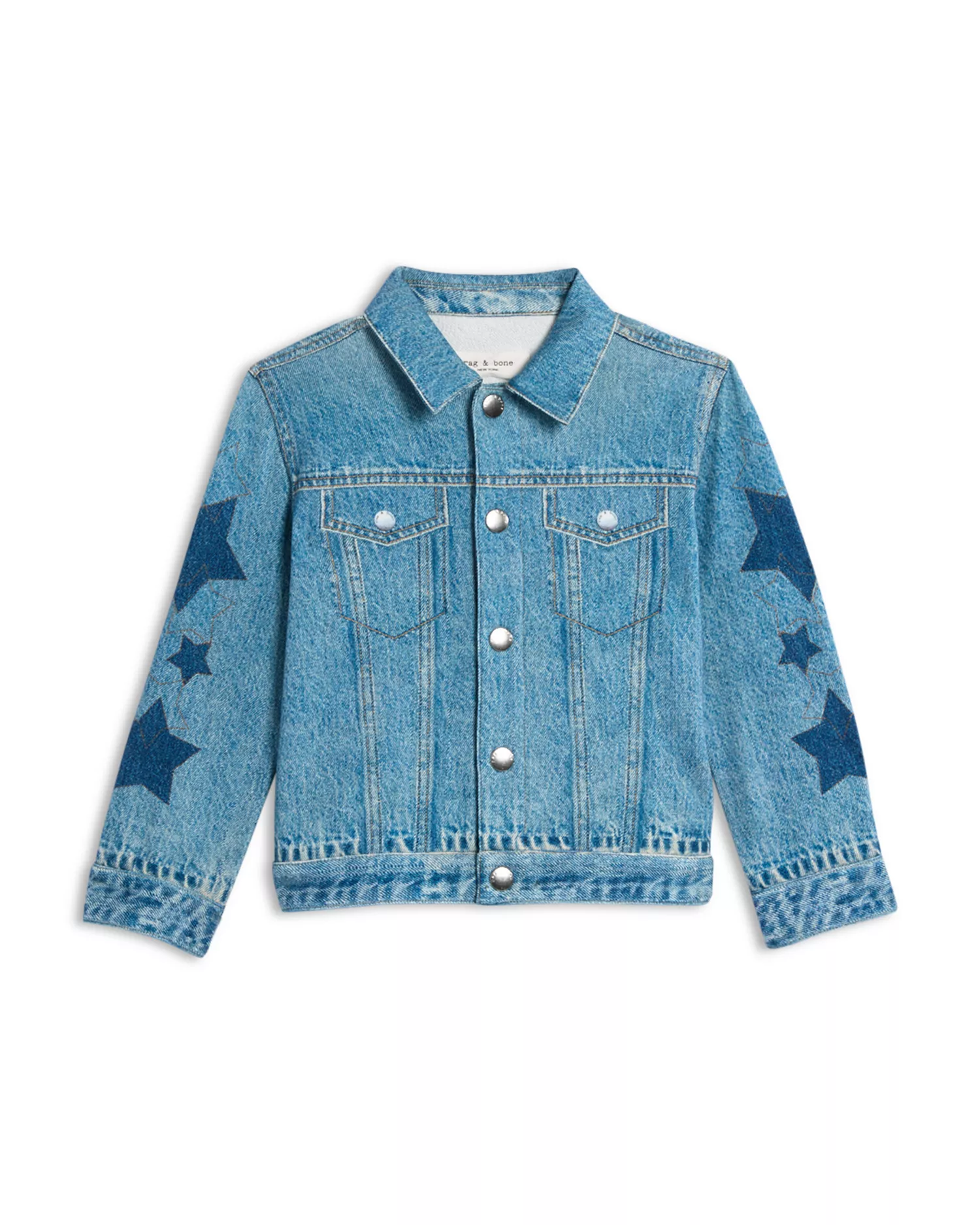 rag &amp;amp; bone, Unisex Mini Miramar Terry Star Trucker Jacket