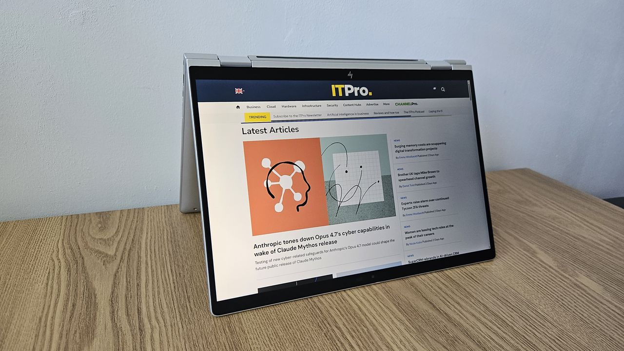 The HP EliteBook X Flip G1i offers peace of mind to paranoid professionals who crave mobile working