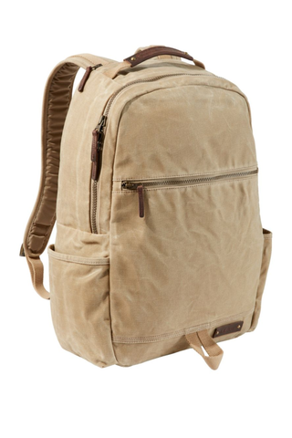 L.L. Bean Waxed Canvas Travel Backpack