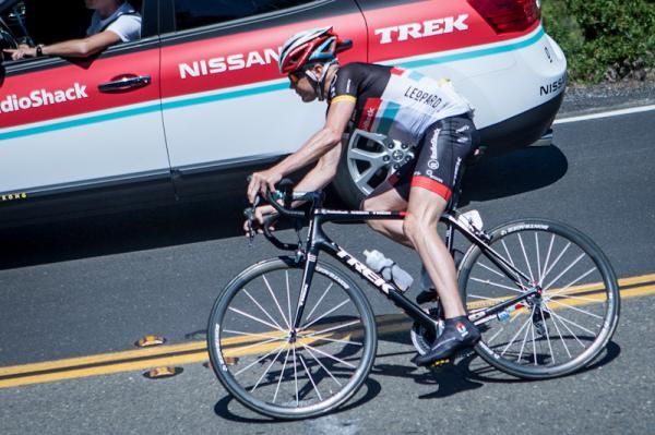 Peter Sagan (Liquigas-Cannondale) protected by his team.
