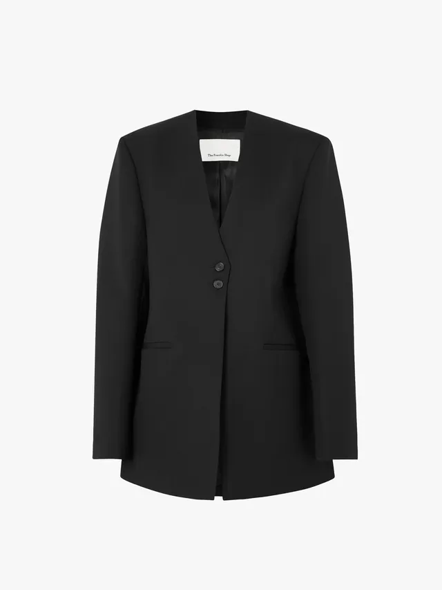 Winsen Oversized Woven Blazer