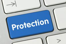 Protection word on keyboard