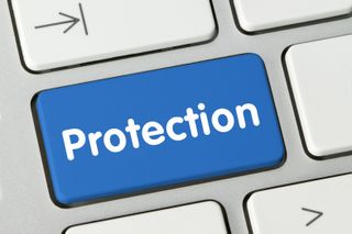 Protection word on keyboard