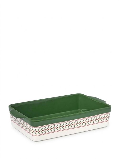 Christmas Foliage Fine China Roaster, 30cm