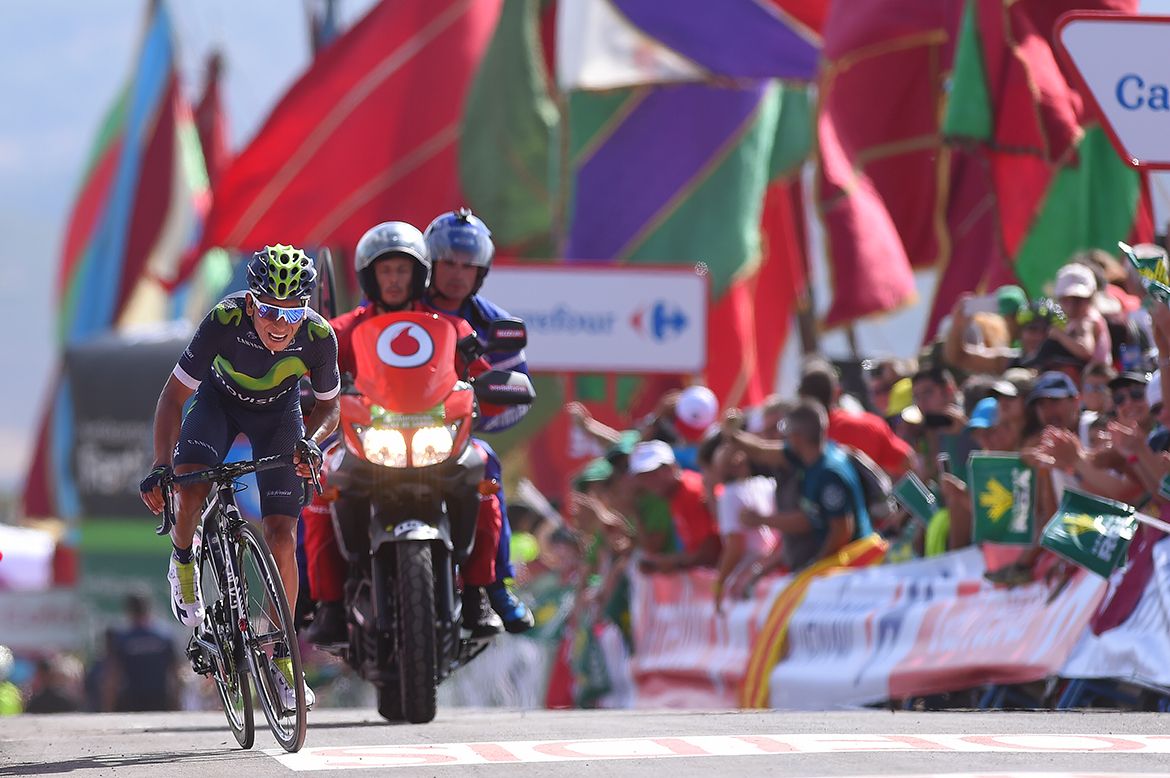 Nairo Quintana (Movistar) gained time