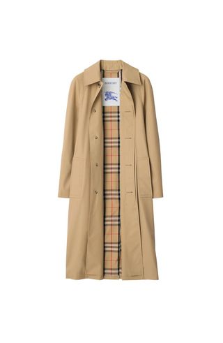 Long Gabardine Car Coat